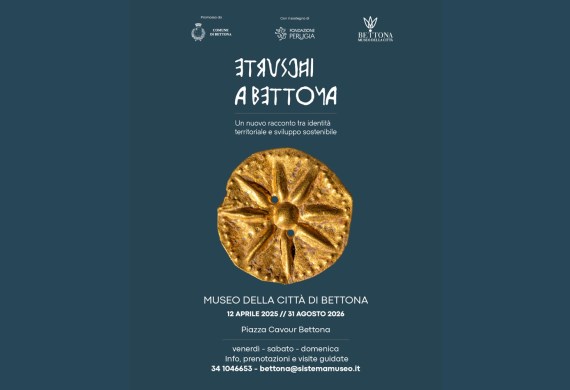 ETRUSCHI A BETTONA | 11 Aprile-31 Agosto 2026
